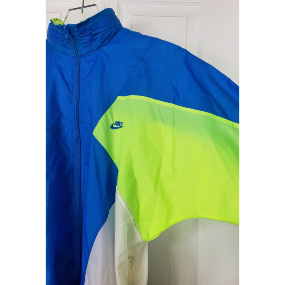 Vintage nike color block windbreaker hoodie jacket - Picture 4 of 8